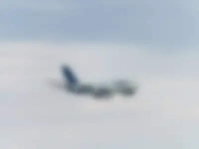 Lufthansa Airbus A380-841 (registration number D-AIMB) approaching to the runway 22L