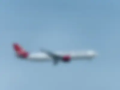 Virgin Atlantic Airbus A330-941 (registration number G-VSRB) making final approach to the runway 22L