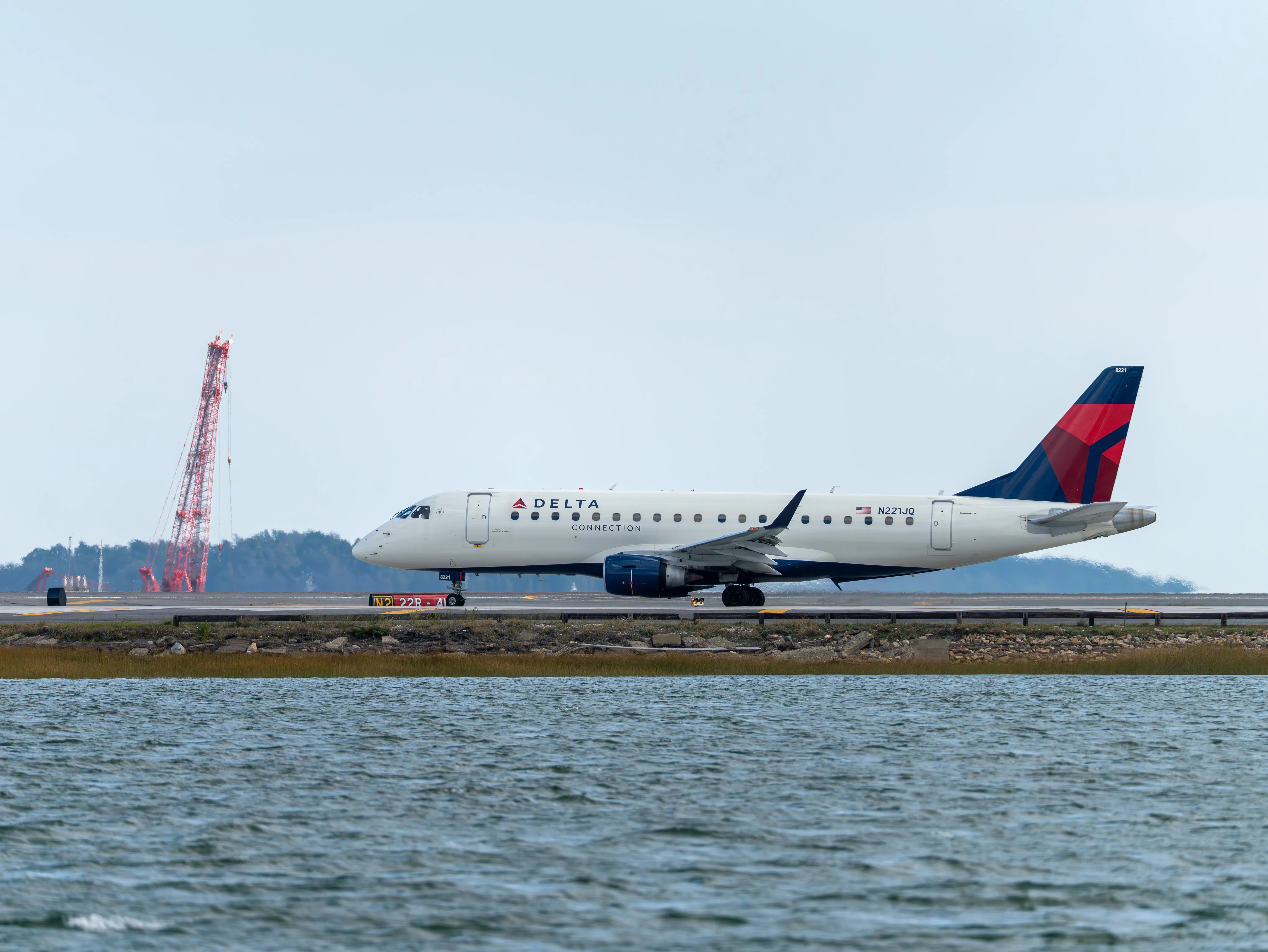 Delta Air Lines Embraer E175LR (registration number N221JQ) taxiing