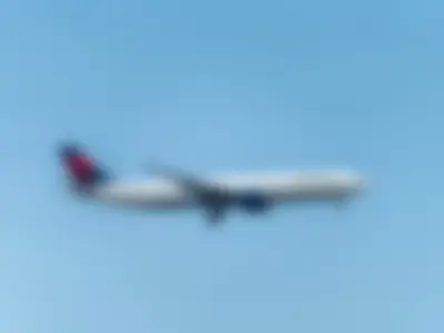 Delta Air Lines Airbus A330-941 (registration number N409DX) making final approach to the runway 22L